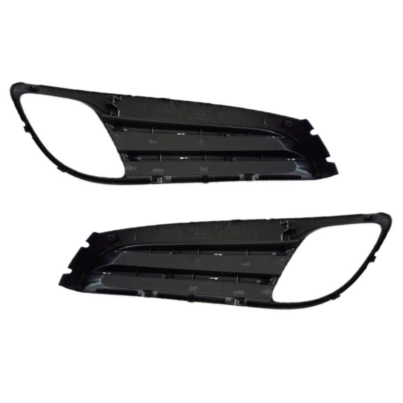 Car Front Bumper Fog Light Lamp Grille Cover Frame Trim Hood Cap Lid For Hyundai Genesis Coupe 2009 2010 2011