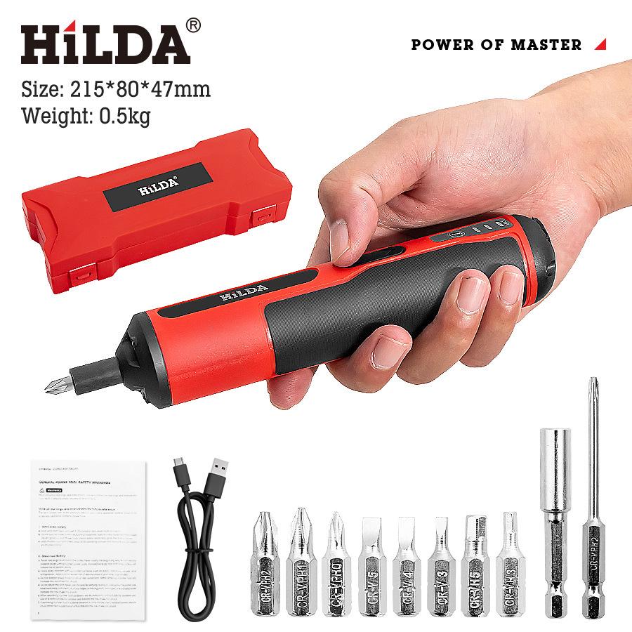 Rechargeable Multifunctional Electric Screwdriver Set for Home Repair