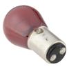 Kijima 217-6054 Motorradteile Ventilgewebe Farbglas Doppel S25 21/5W Universal Rot 1 Stück