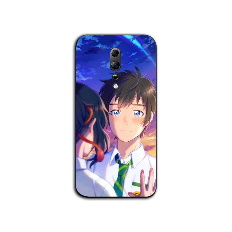 

Your Name Japan Phone Case For OPPO Find X5 X3 X2 A93 Reno 8 7 Pro A74 A72 A53 Soft Black Phone Cover OPPO A52
