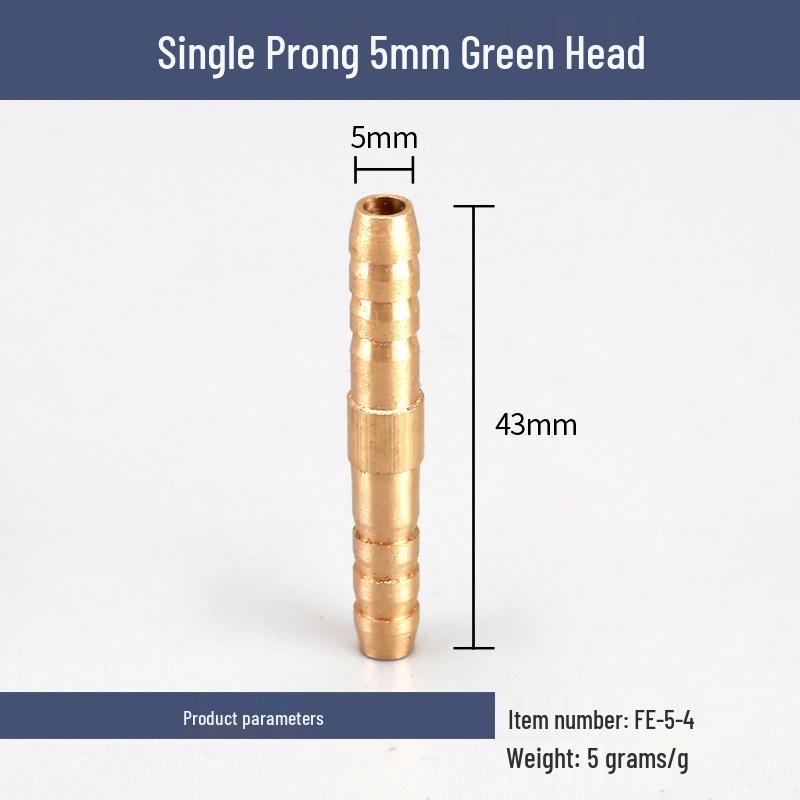 Brass Reducing Pagoda Plug for Hose Fitting - Converts 4mm To 19mm Diameters