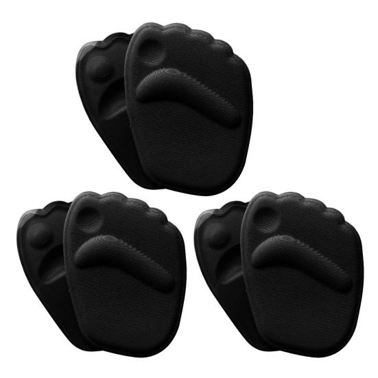 3/5 Pairs Foot Cushions for High Heels Gel Metatarsal Pads with Non-Slip Grip Pain Relief Inserts for Dress Shoes Pumps Sweat-Absorbent Foam Inserts