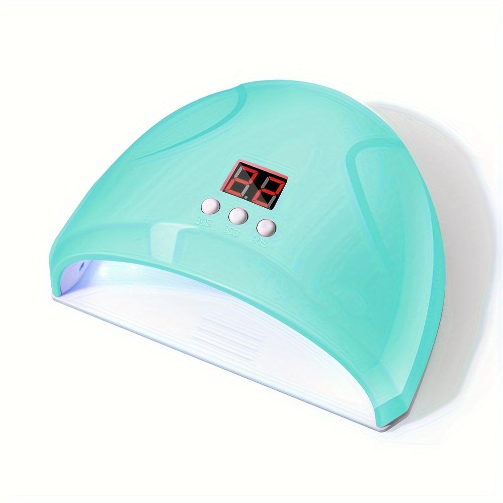 Lampă UV/LED pentru unghii, uscător de lac cu gel, cu 3 setări de temporizator, ecran LCD mare, gel acrilic, lumină de polimerizare, temporizator pentru manichiură