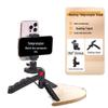 Dual-Sided Handheld Teleprompter Stand for Phone: Multifunctional Desktop Mount with Dual Camera and Subtitle Teaching Capability