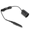 Full Metal 2 Button Remote Pressure Tail Switch for T20 IR Flashlight Professional Black Control