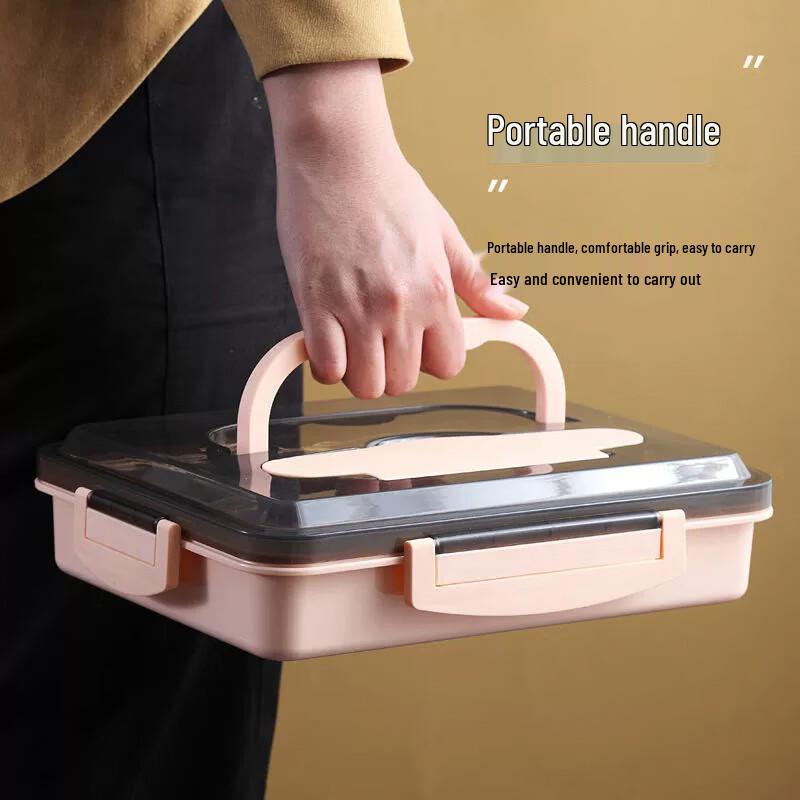 Lufenglai 304 Stainless Steel 5-Compartment Insulated Lunch Box