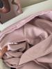 Women's Oversized Pink Letter Print Heavyweight Hoodie - Spring Loose Fit Long Sleeve Sweatshirt.