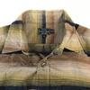 SCHOTT BROS NEW YORK by Ueno Shokai Made In Japan Long Sleeve Western Shirt Men’s Size S Border Brown(USED)