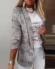 Autumn/Winter 2021 Women's Gradient OL Slimming Long Sleeve Blazer