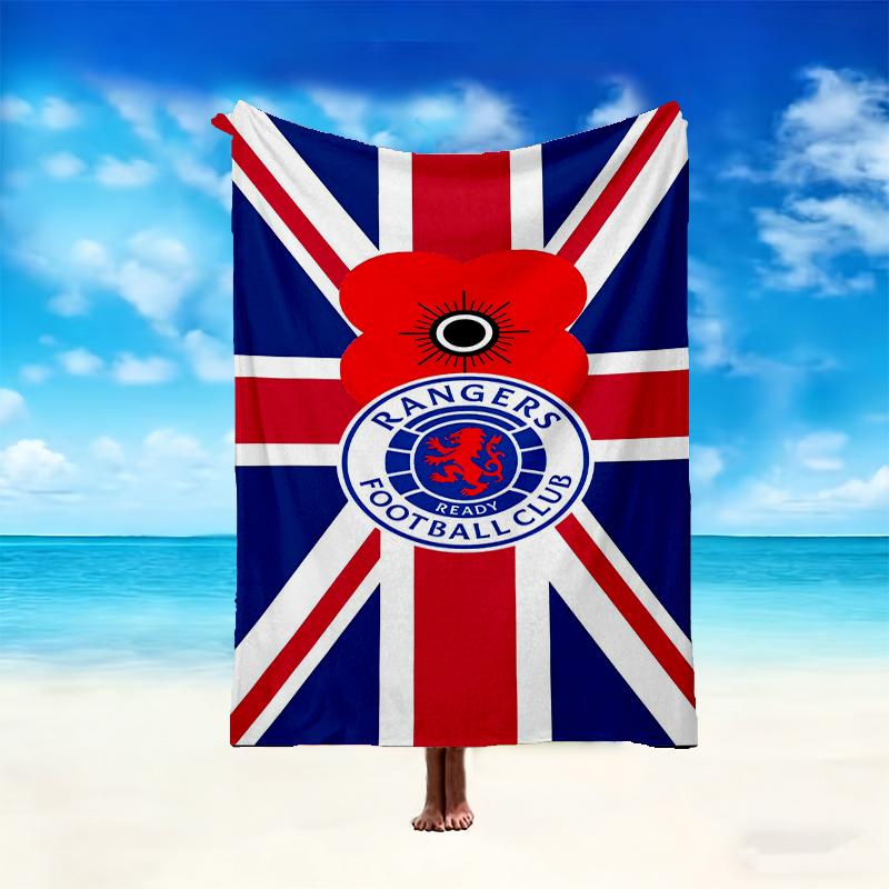 1pc Rangers FC Blanket, Cozy Printed Throw Blanket, A Heartfelt Gift for Your Family and Friends