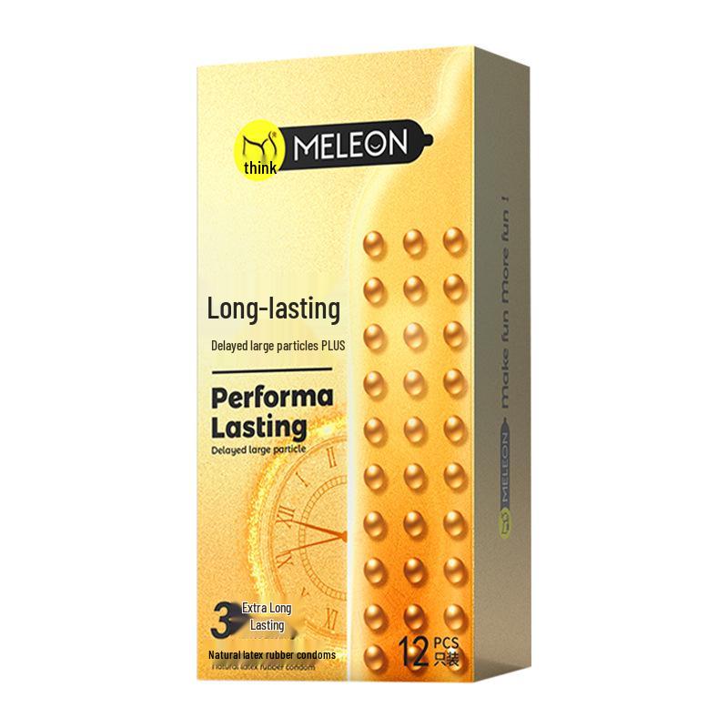 Secret Love Delay King Ribbed Condoms – Long-Lasting, Large Particle, Cat Tongue Texture