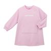 MIKI HOUSE Back Logo Dress, Long Sleeve, Solid Color, One-Point Logo, for Girls, Baby, Kids, Kindergarten, 80cm, Lavender, 10-1914-149, Web Exclusive