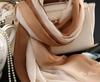 Fimtariah  100% Pure Silk Scarf Ladies New Hangzhou Silk   Foulard Femme Real Silk Wraps for Women Print Shawls Vintage Scarves