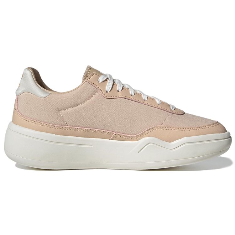 Adidas Originals Her Court Leather Comfortable Lightweight Non-Slip Durable Low-Top Lifestyle Casual Shoes Women sneaker Light-Pink HQ9906