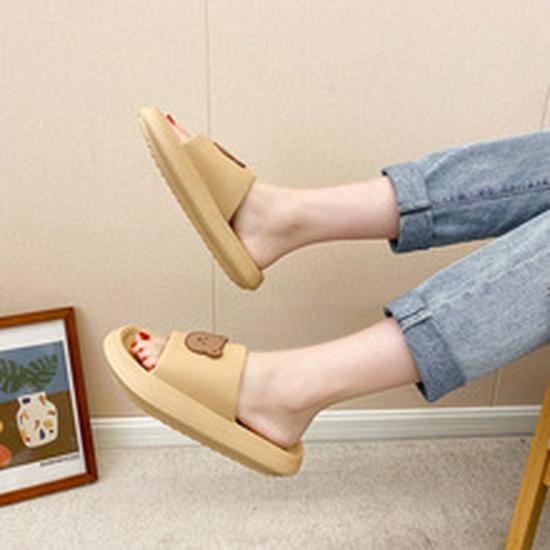 Women's Cool EVA Slippers: Thick-Soled, Non-Slip, Comfortable Home Sandals