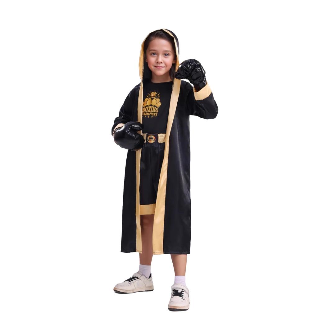 Cosplay neue Kinder-Boxer-Boxweltmeister-Rollenspielanzug Halloween-Party Sport-Themen-Verkleidungskostüm