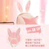 Gamer Chair with Rabbit Ear Design-Reclining & Rotating,Ergonomic for Women, Suitable for Competitions,Household &Live Streaming