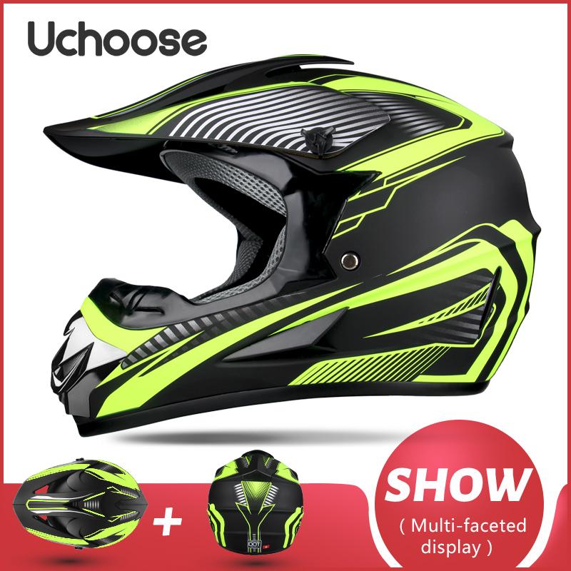 UCHOOSE Motorcycle Helmet Shark Motocross Off-Road Helm Children Moto Bike Accessories ATV Capacete De Moto Ike Downhill AM DH