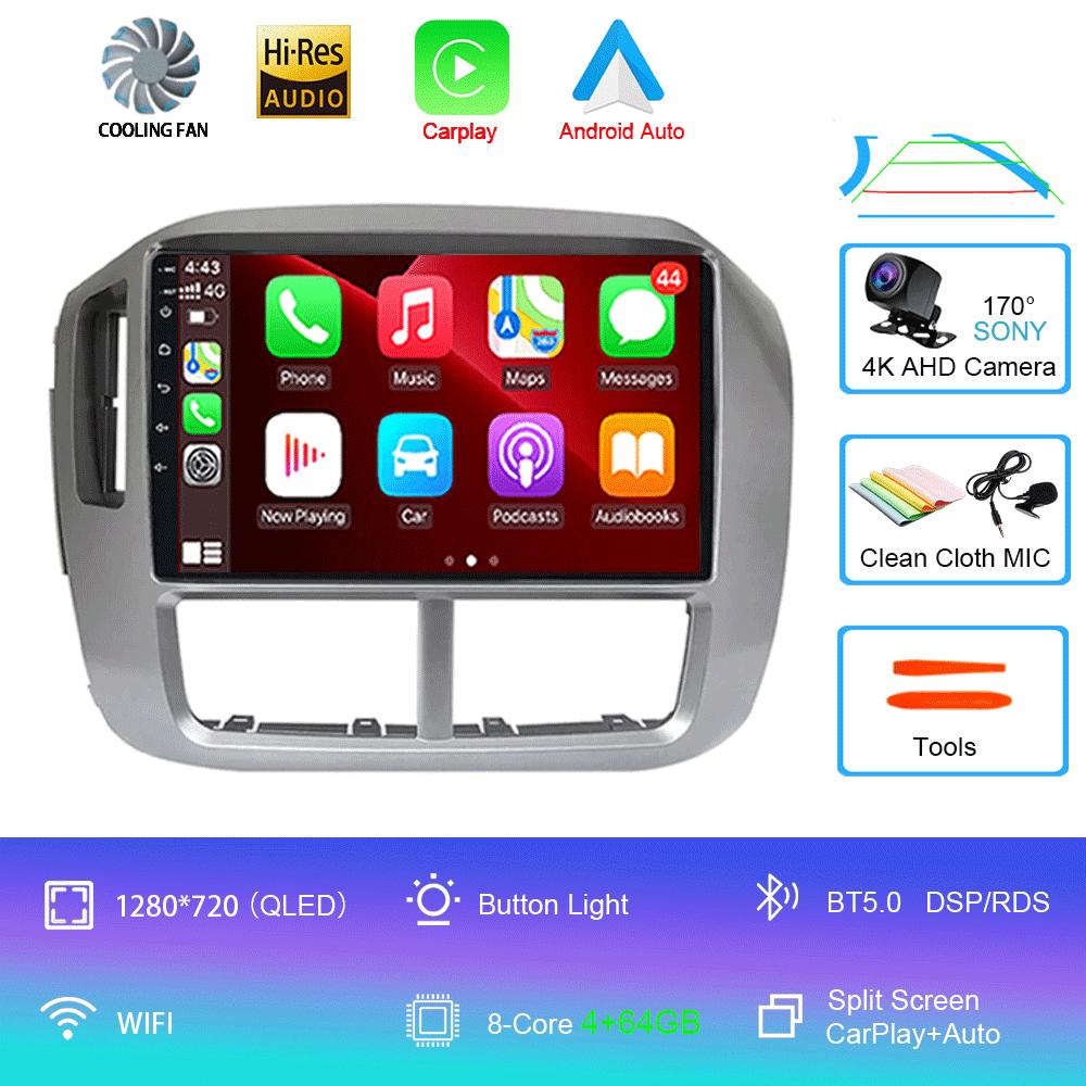 Android 14 Carplay Auto WIFI+4G For Honda Pilot 2006 2007 2008 Car Radio GPS Stereo Multimedia Video Player 2din Head Unit Audio