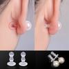 40Silicone earplug backing | Anti-puncture  Full-coverage earplugs  Transparent earrings  Ideal for jewelry making  Silicone material