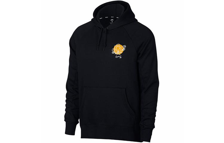 Nike Men's Black Sweatshirts Hooded Moderate Regular 937836-010 Cm