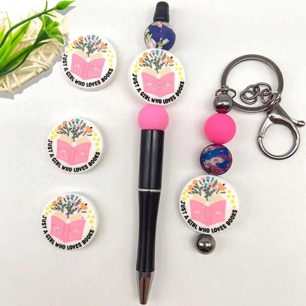 5/10PCS Silicone Beads for DIY Jewelry, Keychains, and Handicrafts - Silicone Pen Beads for Handmade Gifts and Handmade Items