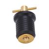 Brass T Handle Drain Plug with Rubber Sl Rust Resistance Marine Boat Accessories