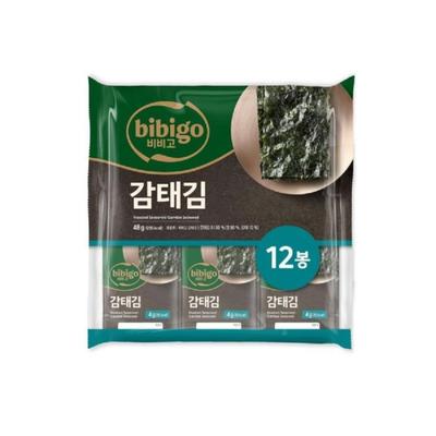 bibigo Gewürztes Laver mit Gamtae 48g (4g x 12 Päckchen)  (3 Optionen)