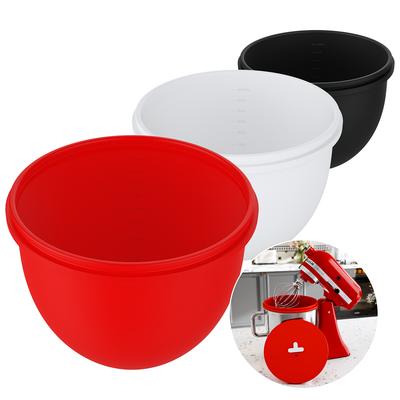 Convenient Lid Storage Silicone Bowl Liners Enhanced Clean-Up Fits KSM150 Mixers
