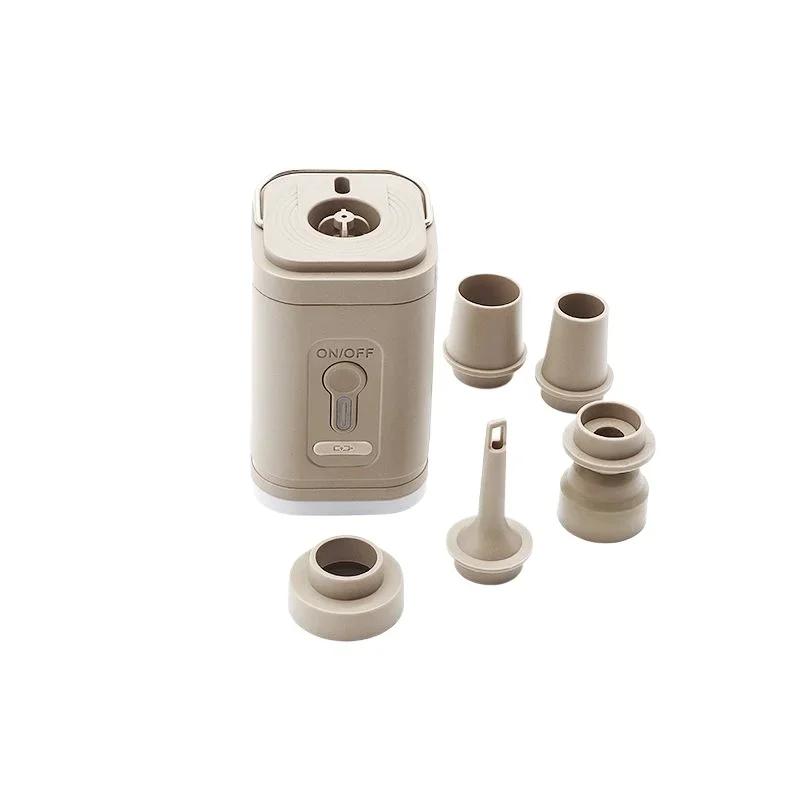 

Мини-электрический воздушный насос, портативный беспроводной воздушный компрессор со светодиодной подсветкой, насос для быстрого накачивания/спуска воздуха для надувного матраса, плавательного круга коричневый