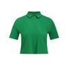 Drive Stylish Minimalist Beautiful Trendy Short Sleeve Polo Shirt Women Tops Green 1389586-305