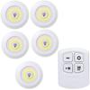 Smart Wireless LED Under-Cabinet Lights COB Night Light With Remote Control - Perfect For Wardrobe, Kitchen & More!