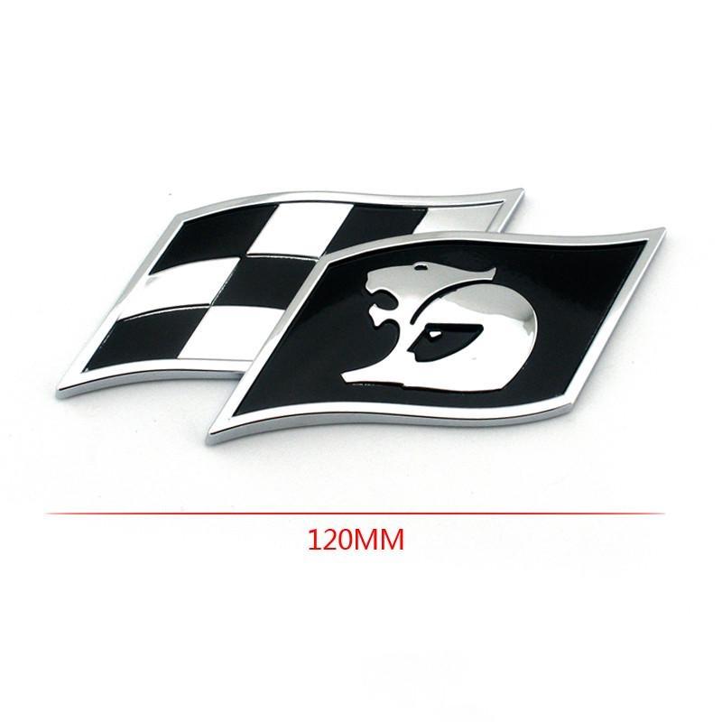 Car Decal Rear Trunk Metal Emblem Badge Sticker for H/ol-den HSV Logo Commodore Captiva Barina Trailblazer