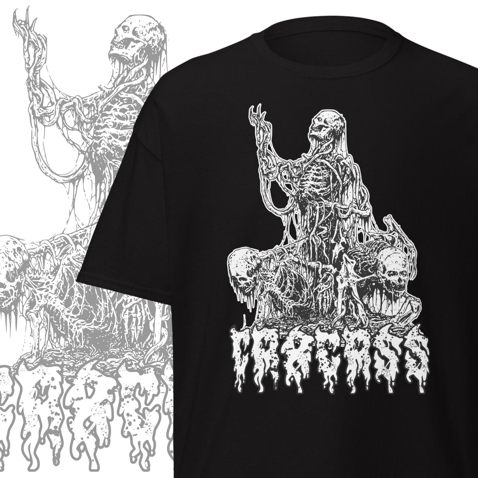 Carcass T-shirt Death Metal Band Old School Death Metal Clothing Gifts for Metalhead Extreme Metal Band Merch 3XL