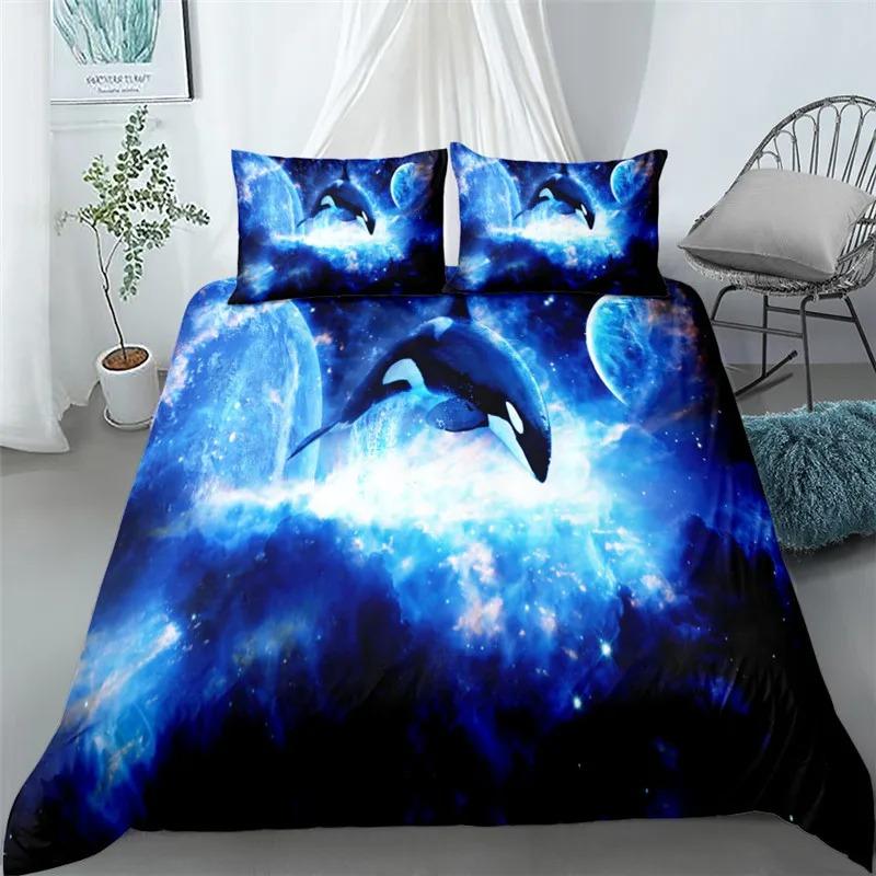 Sunset Gaming Dolphins 3d Bedding Set Single Twin Double Queen King Cal King Size Bed Linen Set