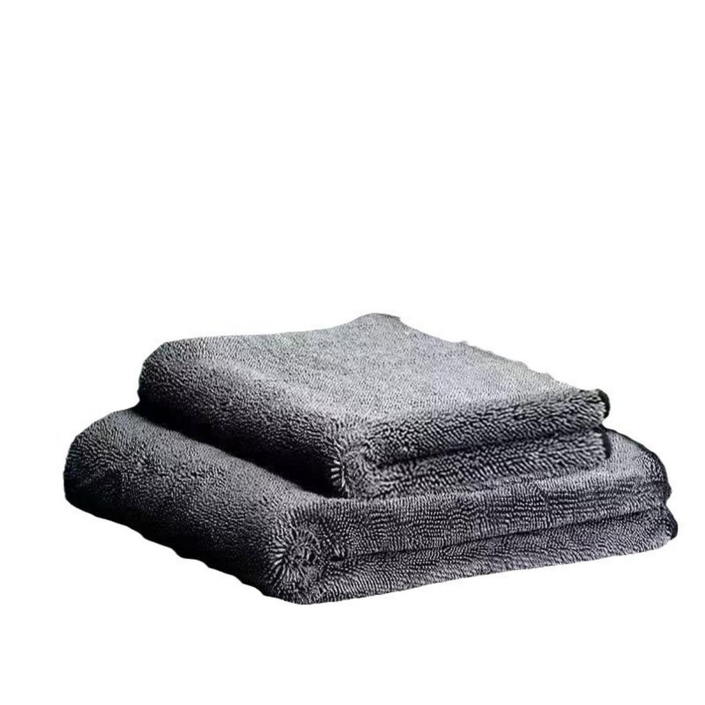 Dark Gray Car Ultra-fine Fiber Towel, Extra Large Strong Absorbent Car Wash Cloth, Tool Car Towel, Vehicle External Maintenance Ultra-fine Fiber Cloth
