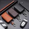1PC Car Key Bag Business Universal Crocodile Print Protective Cover Zipper Car Key Storage Bag Interior Products