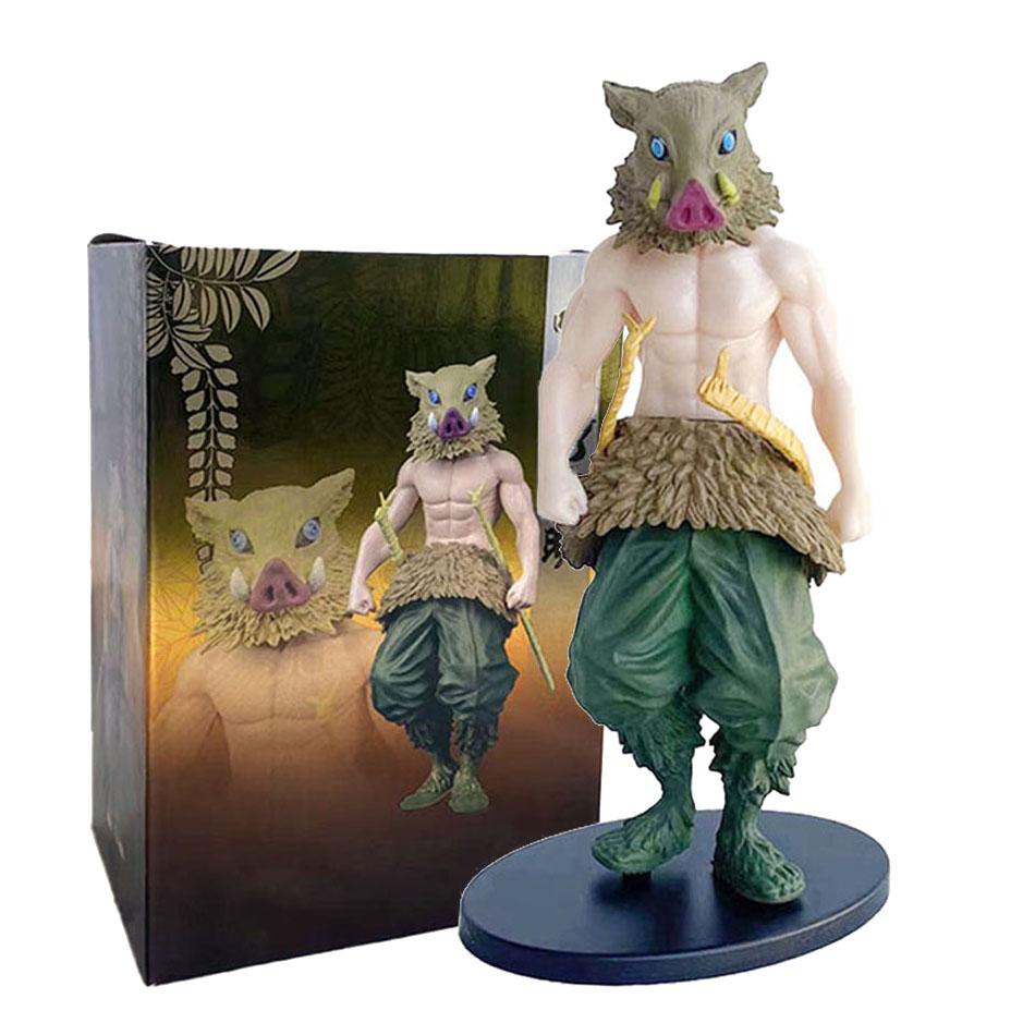 Figurină de Acțiune Anime Demon Slayer - Kamado Tanjirou cu Agatsuma Zenitsu și Nezuko Model PVC Jucării Kimetsu No Yaiba Războinici