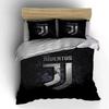 Set Biancheria da Letto Logo Juventus Nero Set Copripiumino Federe (1 * Copripiumino 2 * Federe, senza piumino)