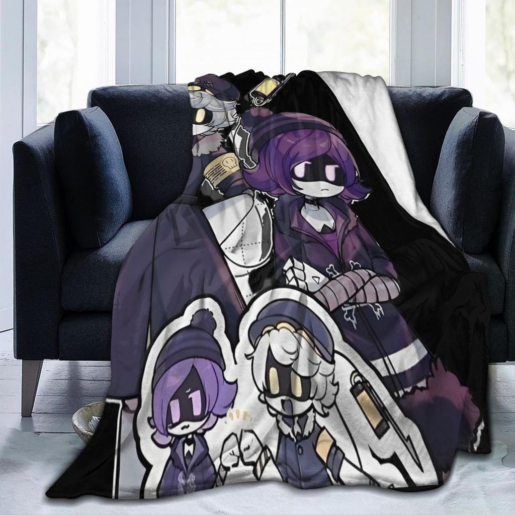 Robot Murder Drones Anime Movie Blanket Uzi Soft Aesthetic Plush Bedding Throws For Chair Travel Flannel Bedspread Bed Cover