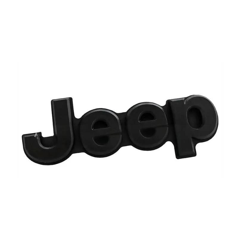 2026 New Car Front Grille Emblem ABS Logo Badge Sticker Styling for Jeep Wrangler JK JL Grand Cherokee Compass Renegade Patriot