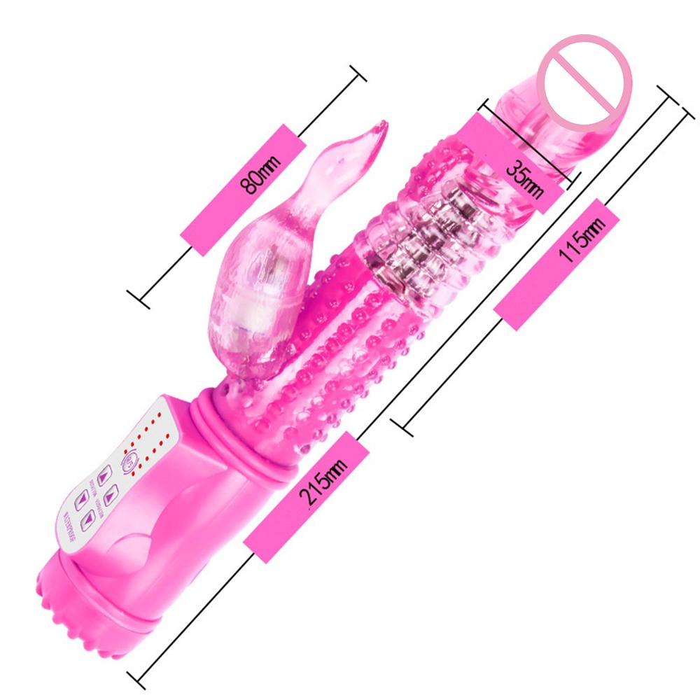 Vagin G Spot Dildo Vibratoare duble Jucării sexuale pentru femeie Adulti Vibrator erotic pentru femei