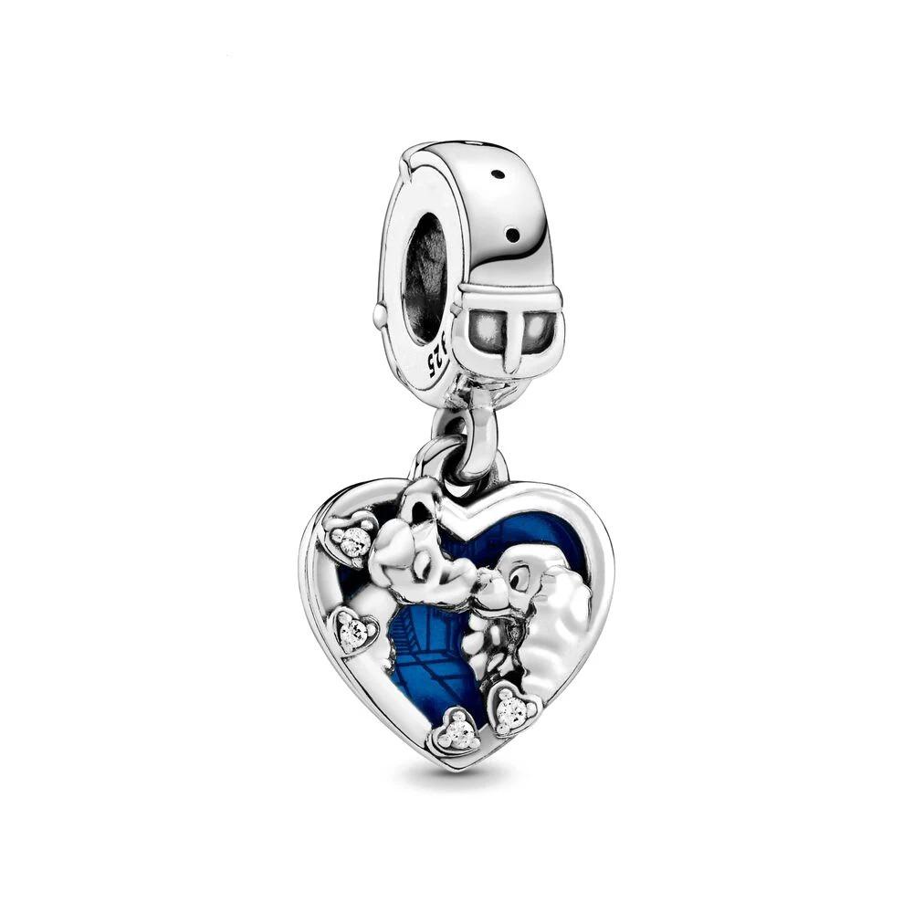 New 925 Silver Miniso  Mouse Castle Hat Princess Pendant For Bracelet DIY Exquisite Jewelry