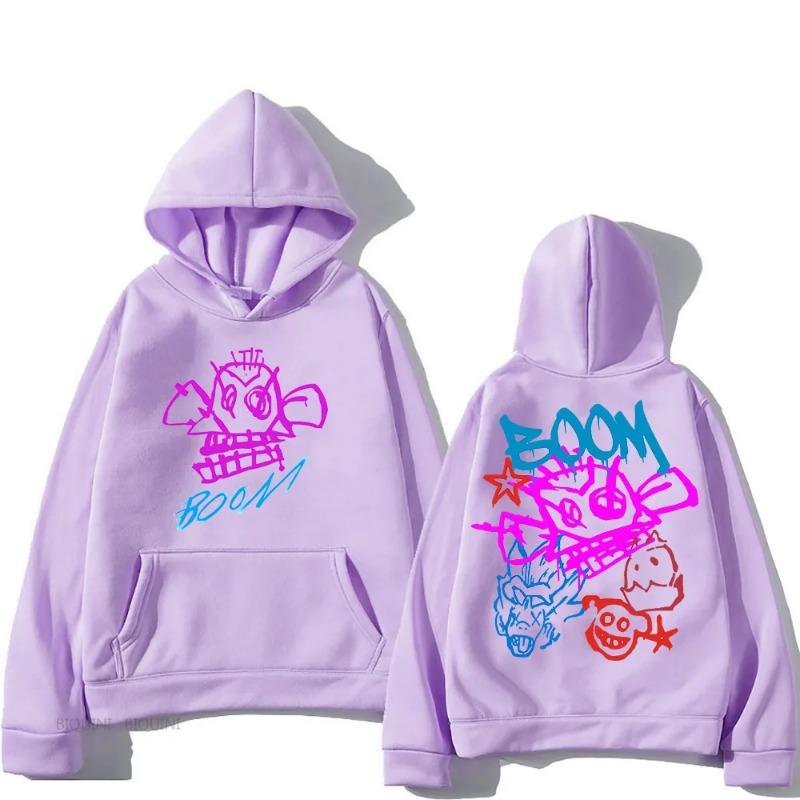 Arcane Jinx Cartoon Kapuzenpullover Langarm Harajuku Kawaii Mode Sweatshirt Grafikdruck Vintage Kleidung Niedliche Kapuzenpullover & Sweatshirts Herren