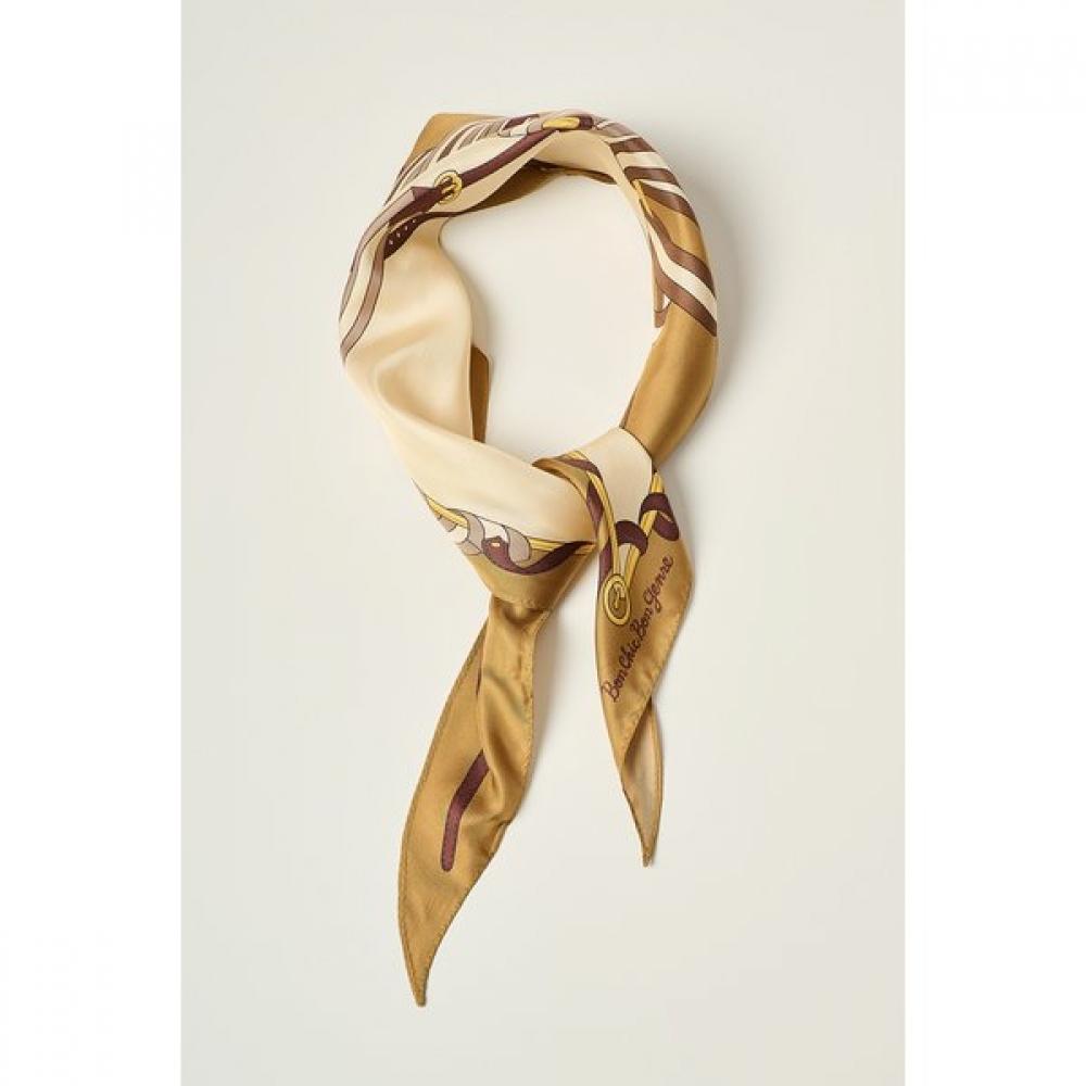 

Bcbg Silk Scarf Belt Print B3w0a412 dark beige (73)/FREE