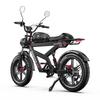 DUOTTS F20 E-Mountain Bike 52V72AH Battery 750W Motor All-Terrain Adult Electric Bicycle 20 Inch Fat Tires Electric Bike