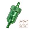 1pcs Aluminum Alloy Filter 8MM Aluminum Alloy Inlne FUEL Filter Motorcycle ATVs Motorbike Moped Automobiles Accessories