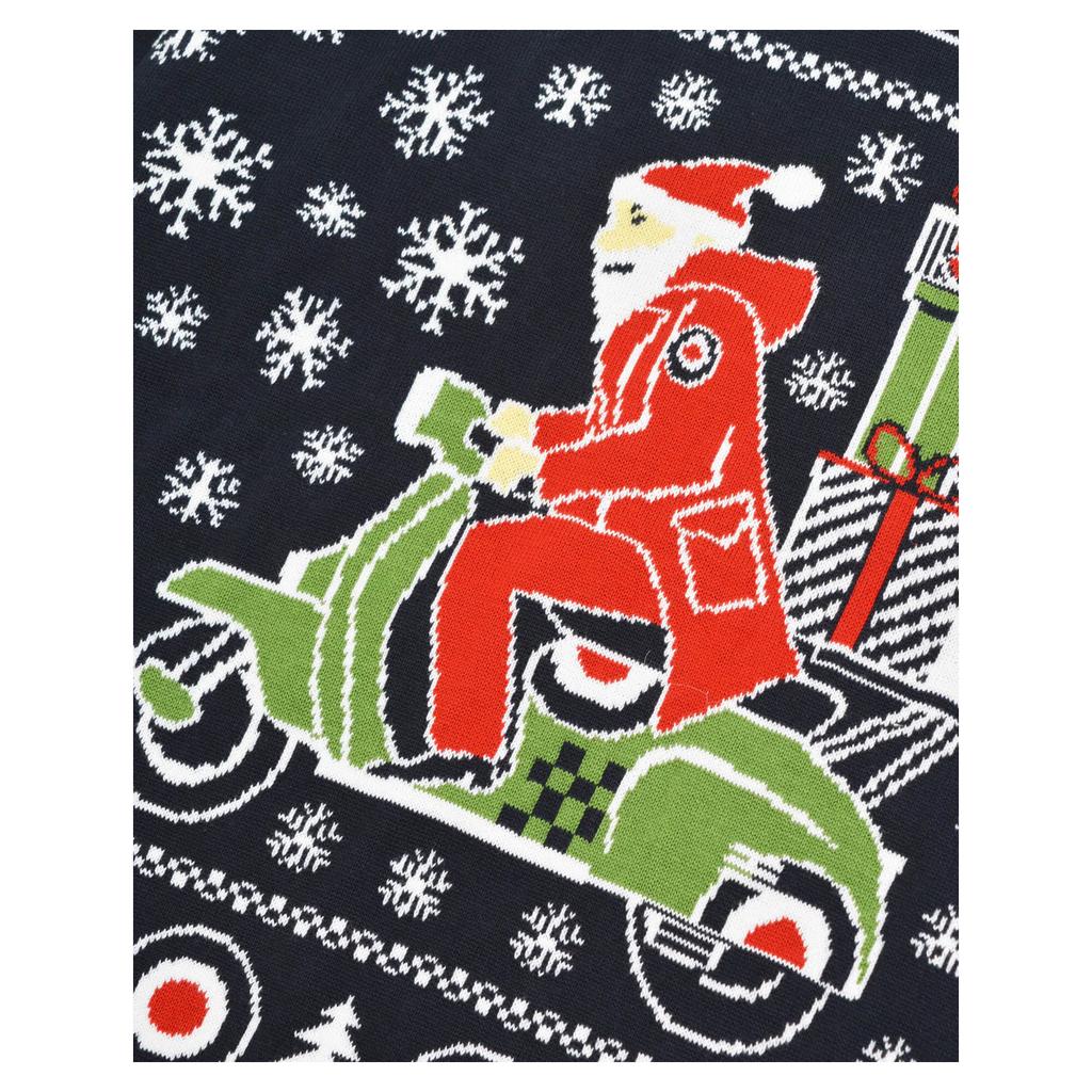 LAMBRETTA Maglione di Natale AW25 da uomo con scooter