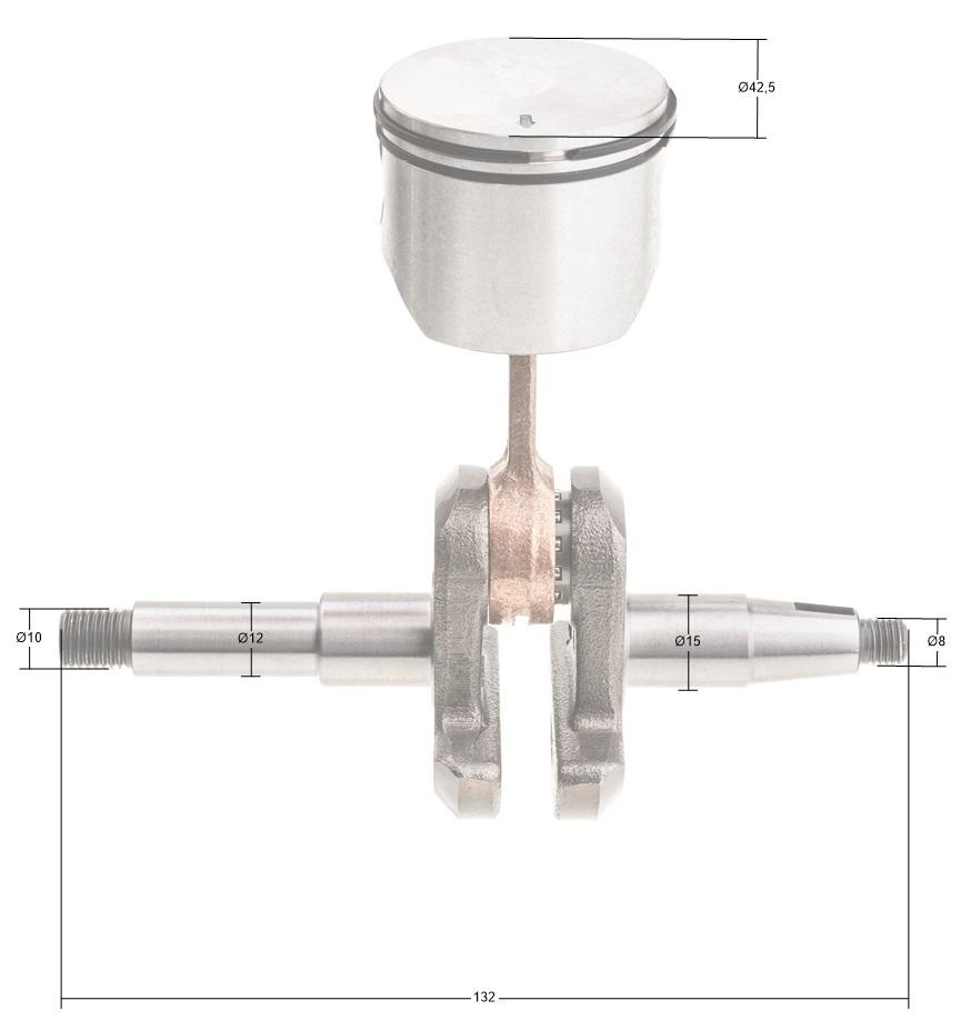 Cedrus Crankshaft With Piston Set. Cedps46-18 Chainsaw
