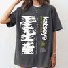 Retro Vintage KATSEYE Gnarly T-Shirt Unisex Herren Damen Vintage Oversized T-Shirt Baumwolle Streetwear Lockere Kurzarm-Oberteile T-Shirt